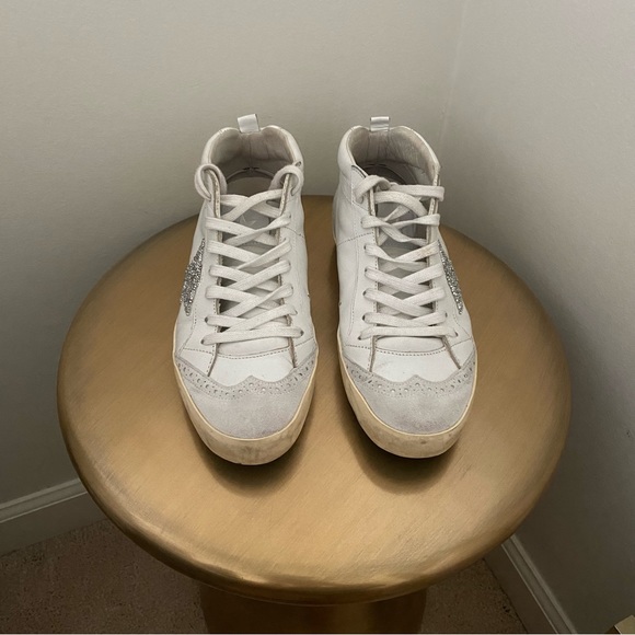 Golden Goose Swarovski Crystal Embellished Mid Star Sneakers - Picture 9 of 10